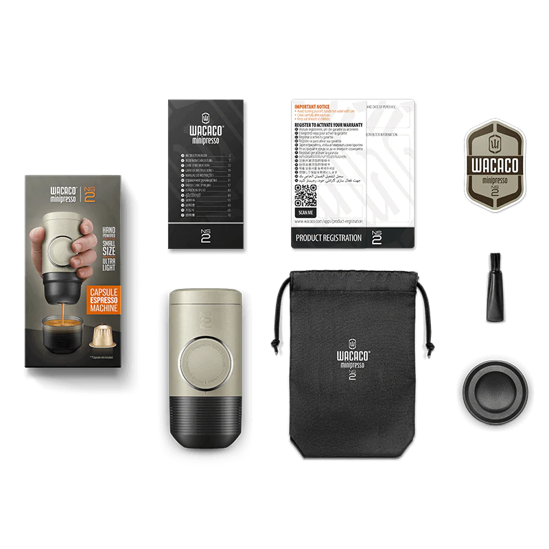 Wacaco Minipresso NS2 - Nespresso Capsule Coffee Maker