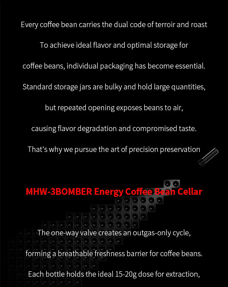 MHW-3BOMBER ENERGY BOTTLE STORAGE TUBE