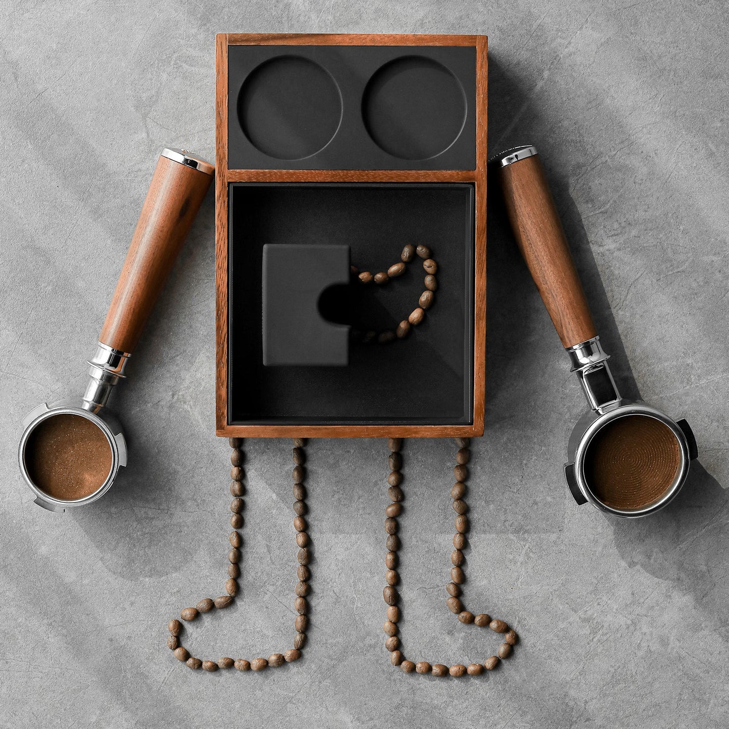 MHW-3BOMBER ESPRESSO TAMPING STATION COFFEE PORTAFILTER HOLDER