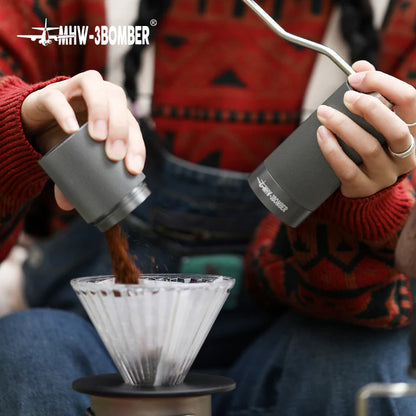 MHW-3Bomber - RACING M1 MANUAL COFFEE GRINDER TITANIUM PLATING BURR
