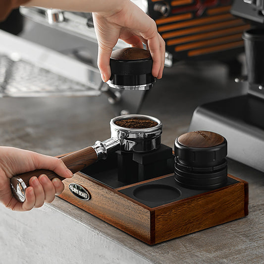 MHW-3BOMBER ESPRESSO TAMPING STATION COFFEE PORTAFILTER HOLDER