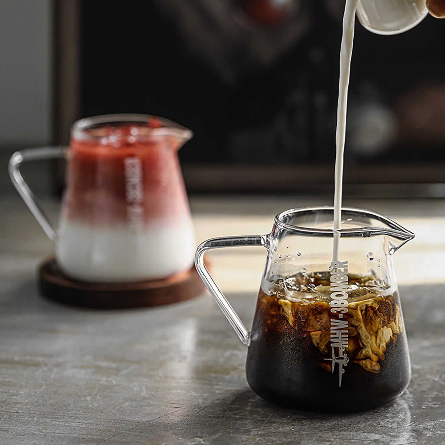 MHW-3BOMBER ELF COFFEE SERVER - TRANSPARENT