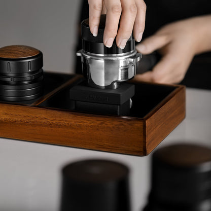 MHW-3BOMBER ESPRESSO TAMPING STATION COFFEE PORTAFILTER HOLDER