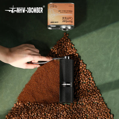 MHW-3Bomber - RACING M1 MANUAL COFFEE GRINDER TITANIUM PLATING BURR