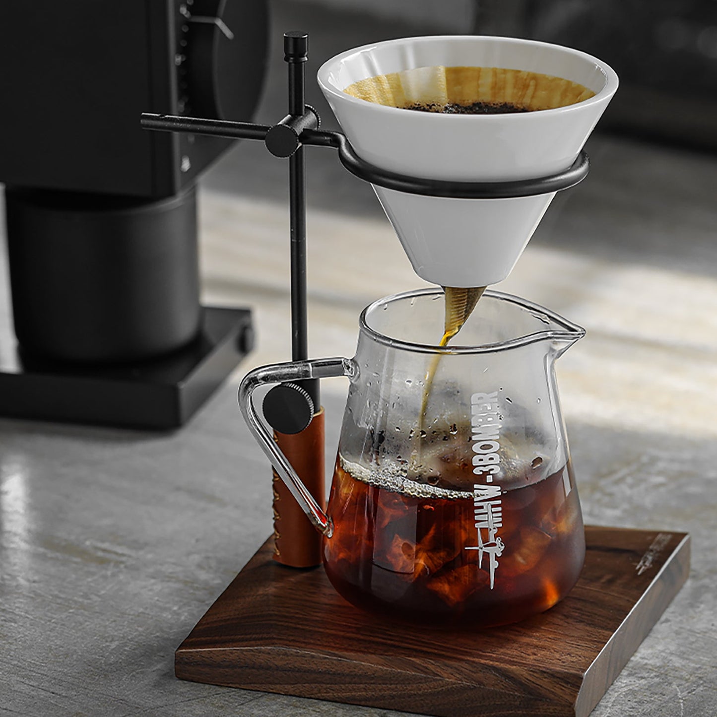 MHW-3BOMBER ELF COFFEE SERVER - TRANSPARENT