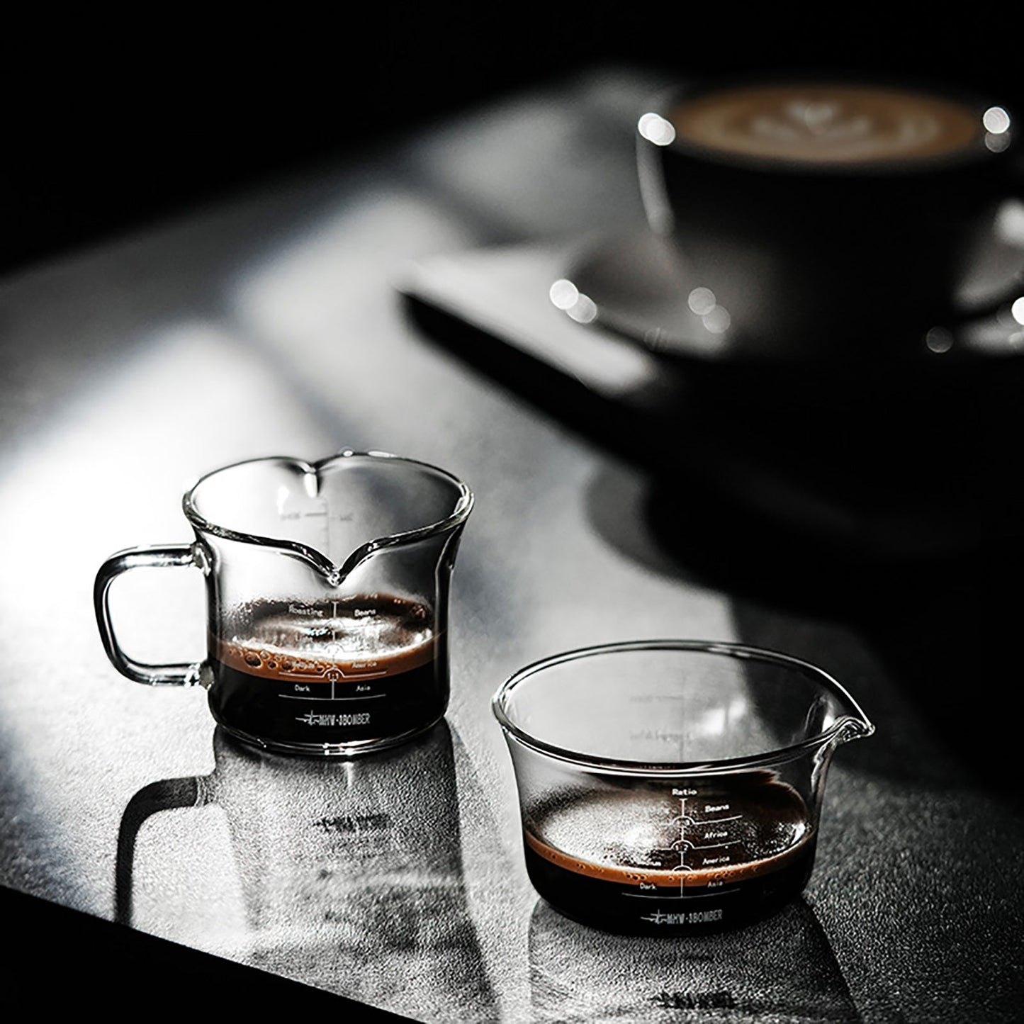 MHW-3BOMBER GLASS MEASURING CUP TRANSPARENT 120ML