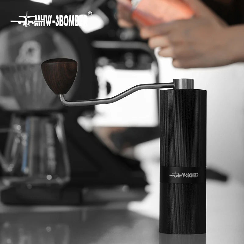 MHW-3Bomber - RACING M1 MANUAL COFFEE GRINDER TITANIUM PLATING BURR