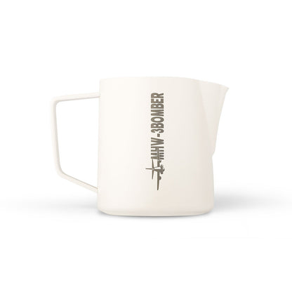 MHW-3BOMBER LATTE ART PITCHER 5.0 WHITE