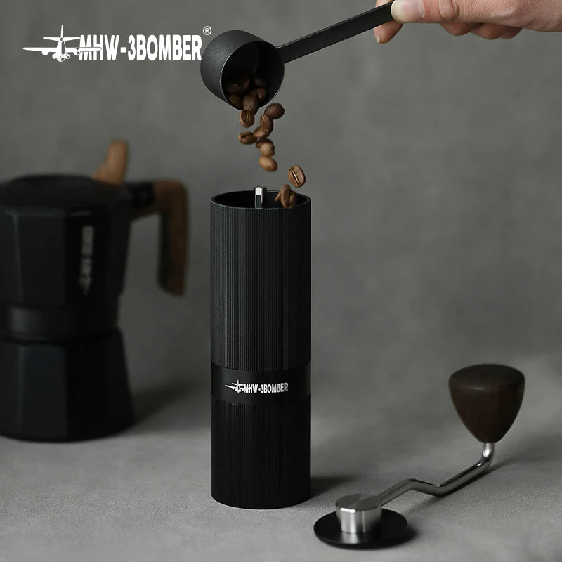 MHW-3Bomber - RACING M1 MANUAL COFFEE GRINDER TITANIUM PLATING BURR