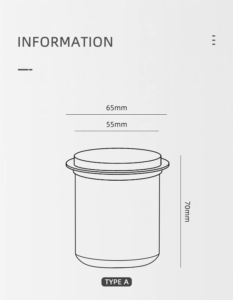 MHW-3BOMBER 58MM COFFEE DOSING CUP 150ML