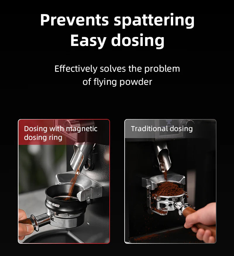 MHW-3BOMBER ESPRESSO MAGNETIC COFFEE DOSING FUNNEL - 58mm