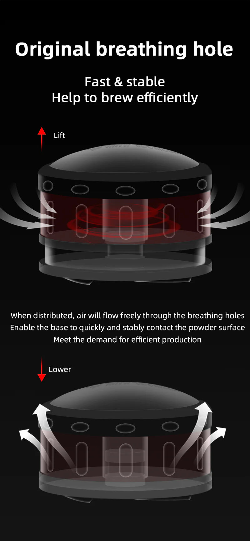 MHW-3BOMBER GRAVITY ADAPTIVE FALCON GRAVITY COFFEE DISTRIBUTOR