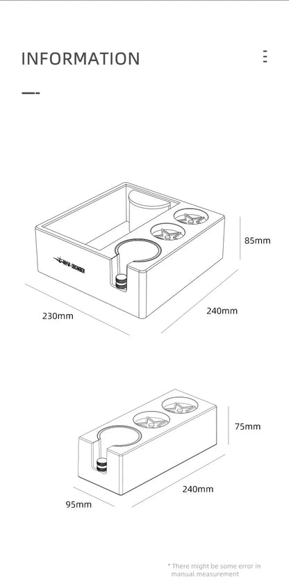 MHW-3BOMBER ESPRESSO ACCESSORIES ORGANISER BOX