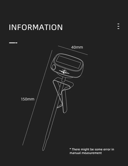 MHW-3BOMBER PORTABLE LCD DIGITAL THERMOMETER