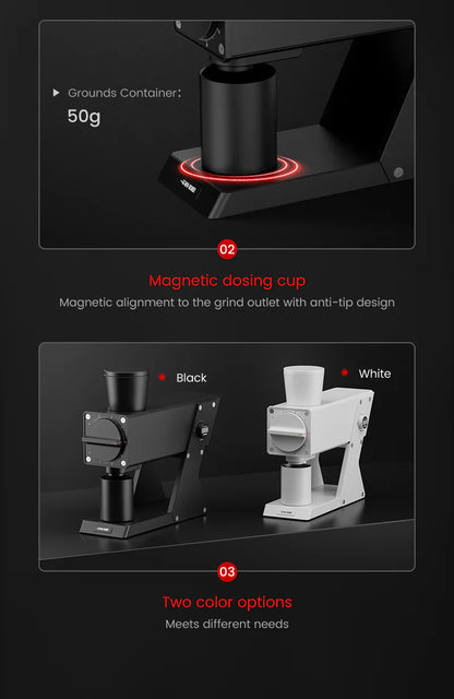 MHW-3BOMBER F74 NAVIGATOR ELECTRIC COFFEE GRINDER - BLACK