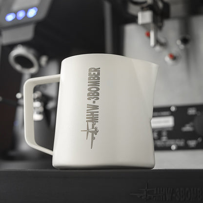 MHW-3BOMBER LATTE ART PITCHER 5.0 WHITE