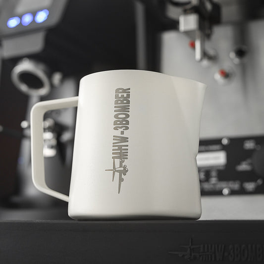 MHW-3BOMBER LATTE ART PITCHER 5.0 WHITE