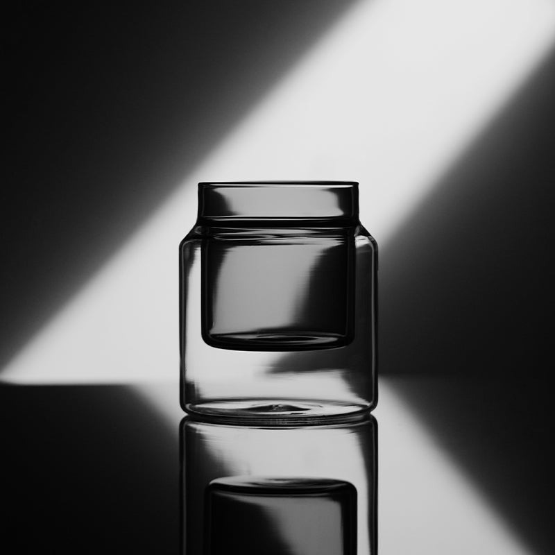 MHW-3BOMBER DW SERIES GLASS CUP TRANSPARENT