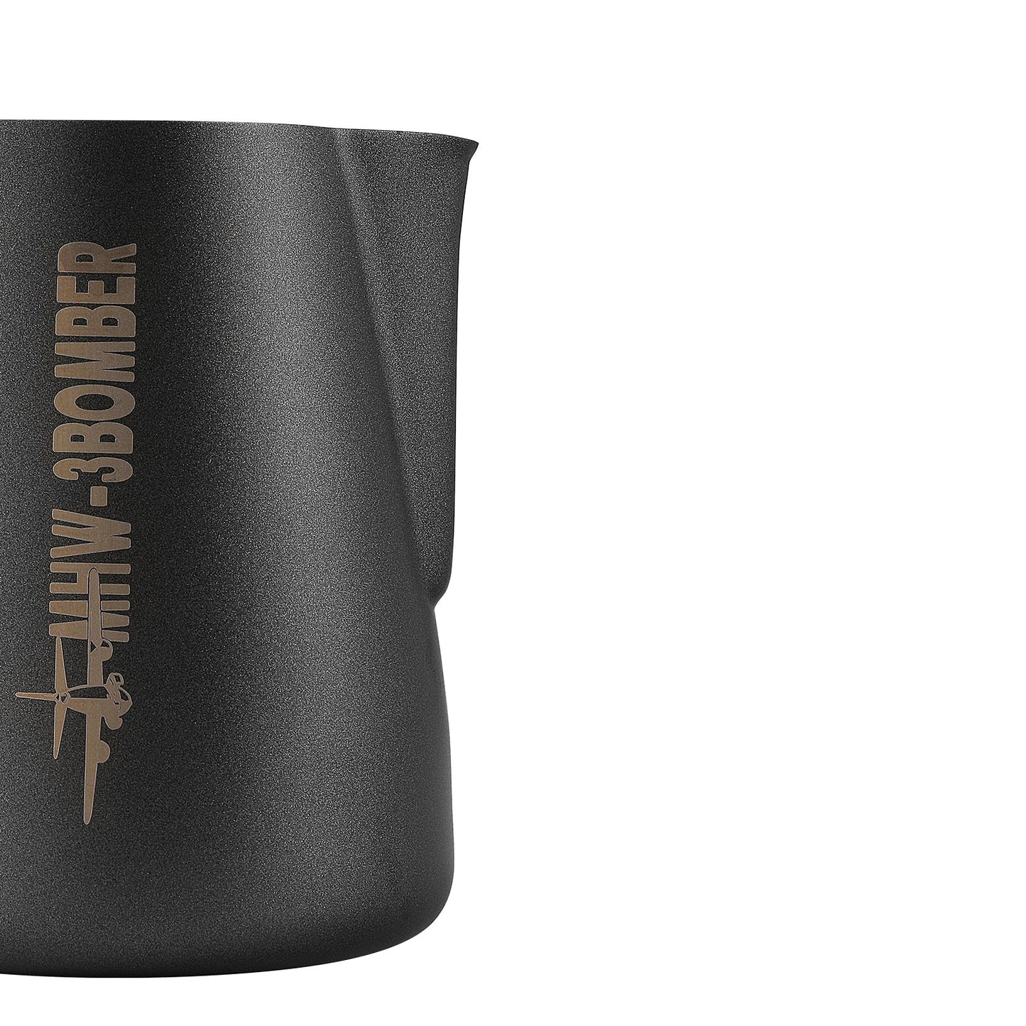 MHW-3BOMBER MILK FROTHING PITCHER 3.0 MATTE BLACK