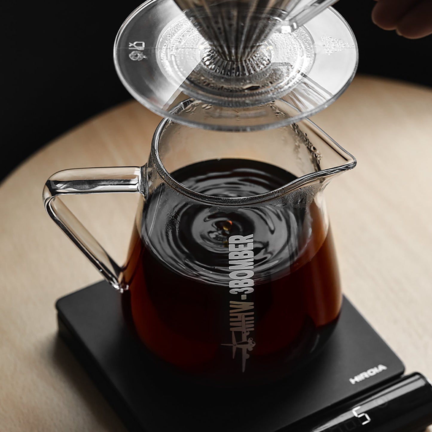 MHW-3BOMBER ELF COFFEE SERVER - TRANSPARENT