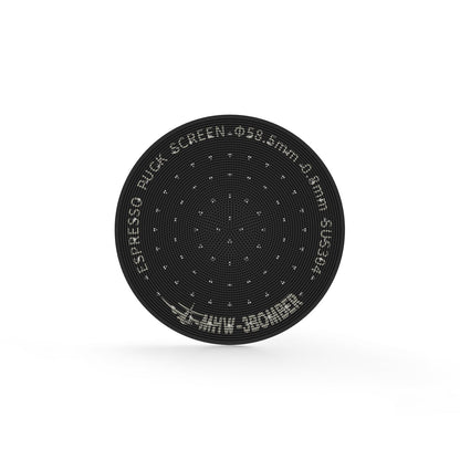 MHW-3BOMBER ESPRESSO PUCK SCREEN TITANIUM PLATED BLACK - 58.5MM