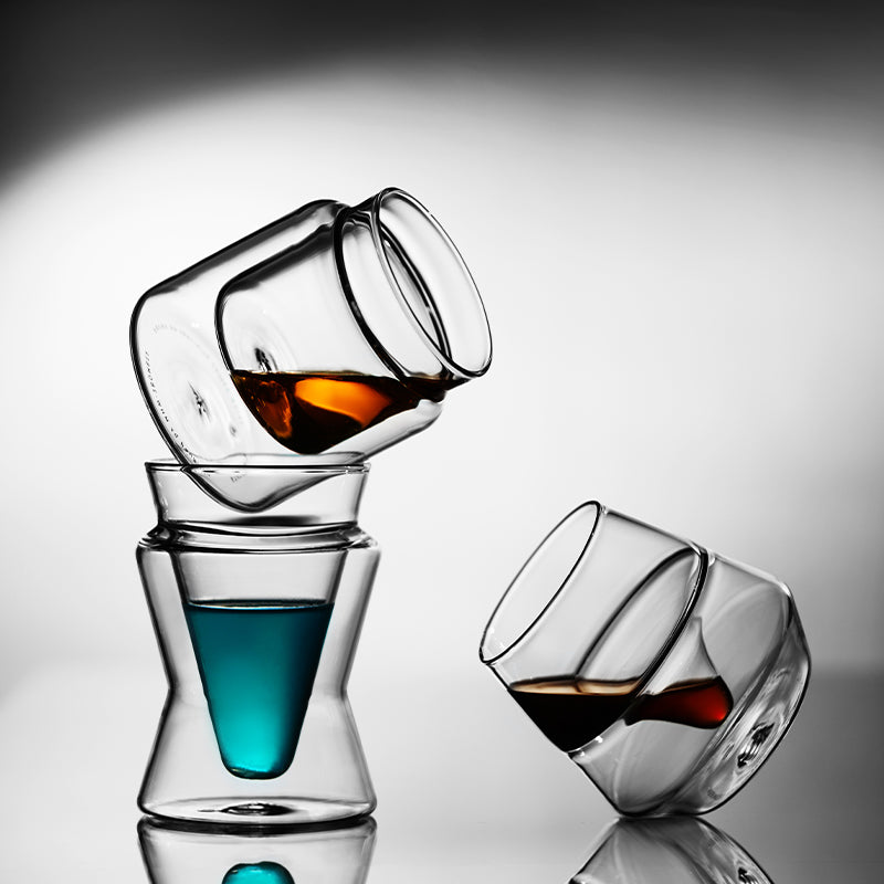 MHW-3BOMBER DW SERIES GLASS CUP TRANSPARENT