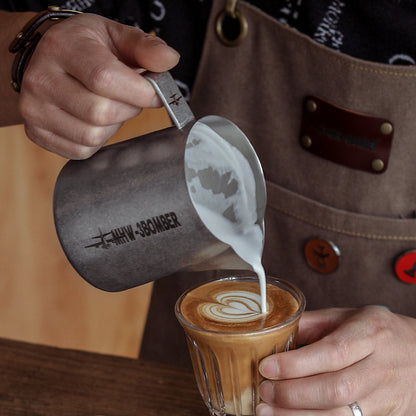 MHW-3BOMBER LATTE ART PITCHER 5.0 SILVER SPOT - 600ml