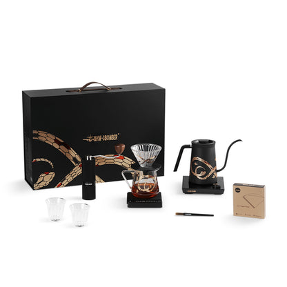 MHW-3BOMBER ASSASSIN GOOSENECK ELECTRIC KETTLE - BLACK