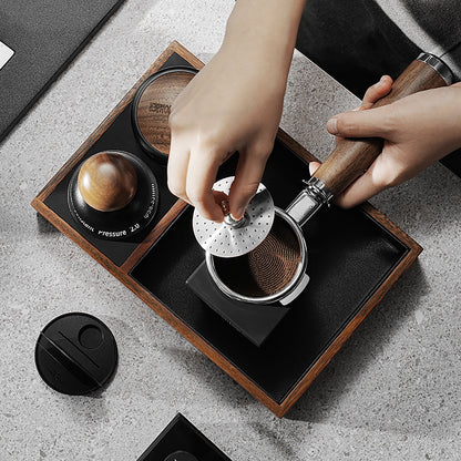 MHW-3BOMBER ESPRESSO PUCK SCREEN TITANIUM PLATED BLACK - 58.5MM