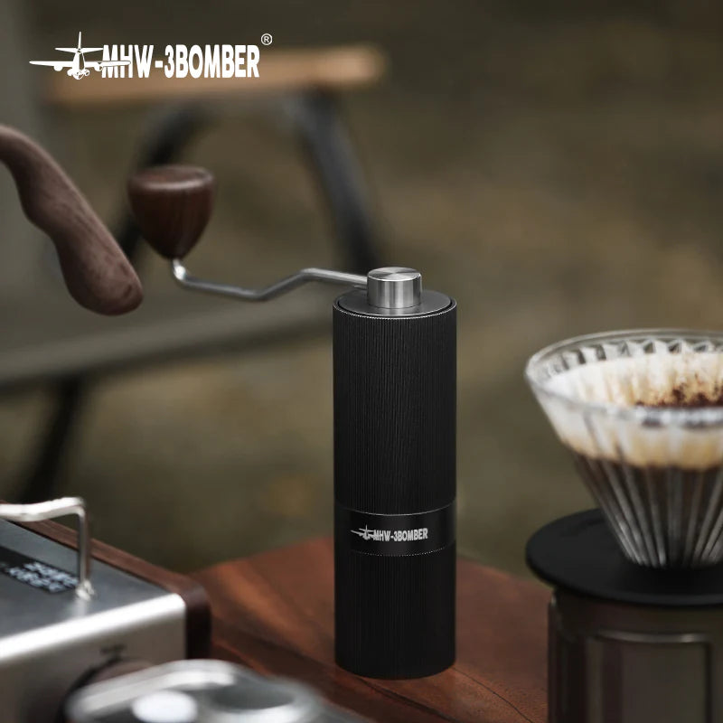 MHW-3Bomber - RACING M1 MANUAL COFFEE GRINDER TITANIUM PLATING BURR