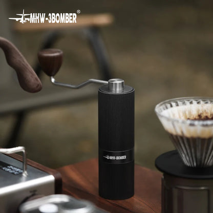 MHW-3Bomber - RACING M1 MANUAL COFFEE GRINDER TITANIUM PLATING BURR