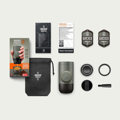 Wacaco Minipresso GR2 Portable Espresso Maker