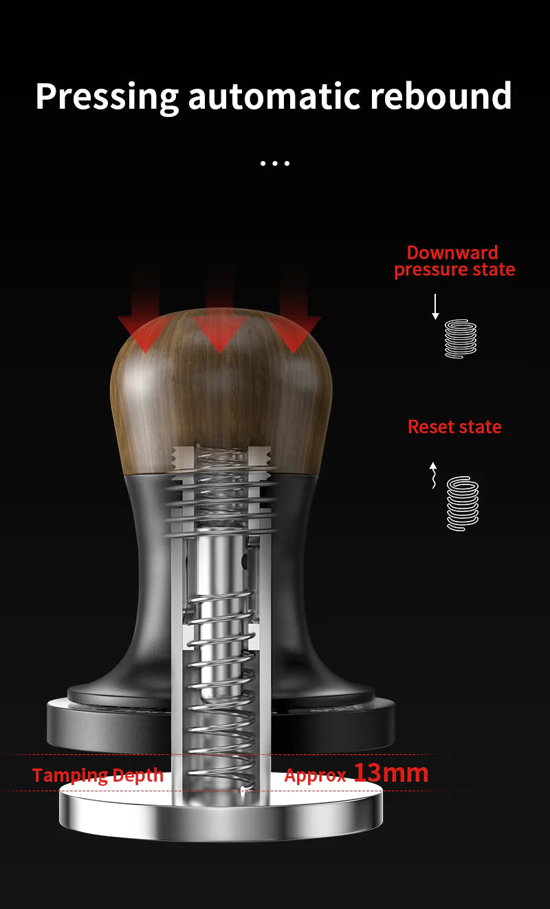 MHW-3BOMBER FLASH TAMPER 30LBS CONSTANT PRESSURE ESPRESSO TAMPER 2.0 SOUND FEEDBACK