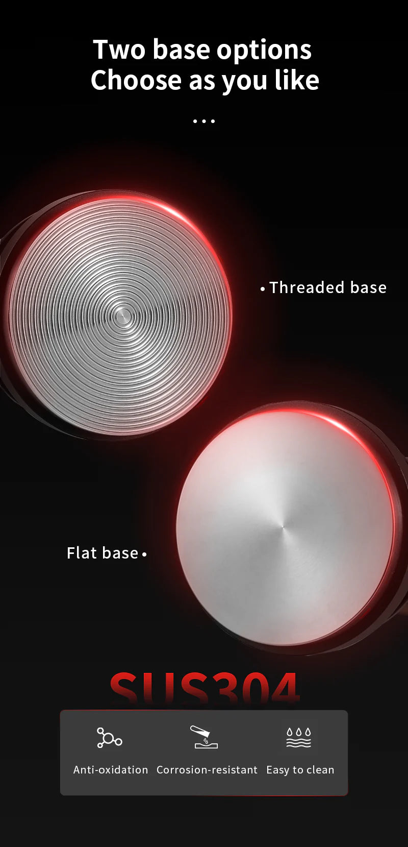 MHW-3BOMBER FLASH TAMPER 30LBS CONSTANT PRESSURE ESPRESSO TAMPER 2.0 SOUND FEEDBACK