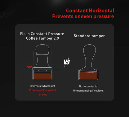 MHW-3BOMBER FLASH TAMPER 30LBS CONSTANT PRESSURE ESPRESSO TAMPER 2.0 SOUND FEEDBACK