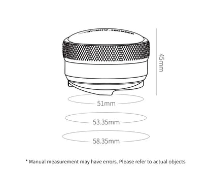 MHW-3Bomber - CD-Texture Tamper & Distributor-58.35mm-four oars