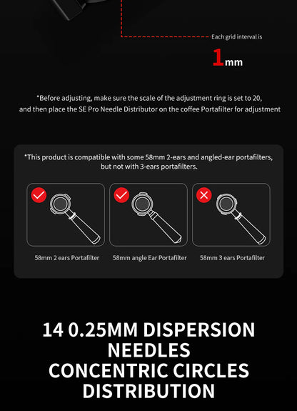 MHW-3BOMBER SE PRO - NEEDLE DISTRIBUTOR WDT TOOL - UNIVERSAL 58mm