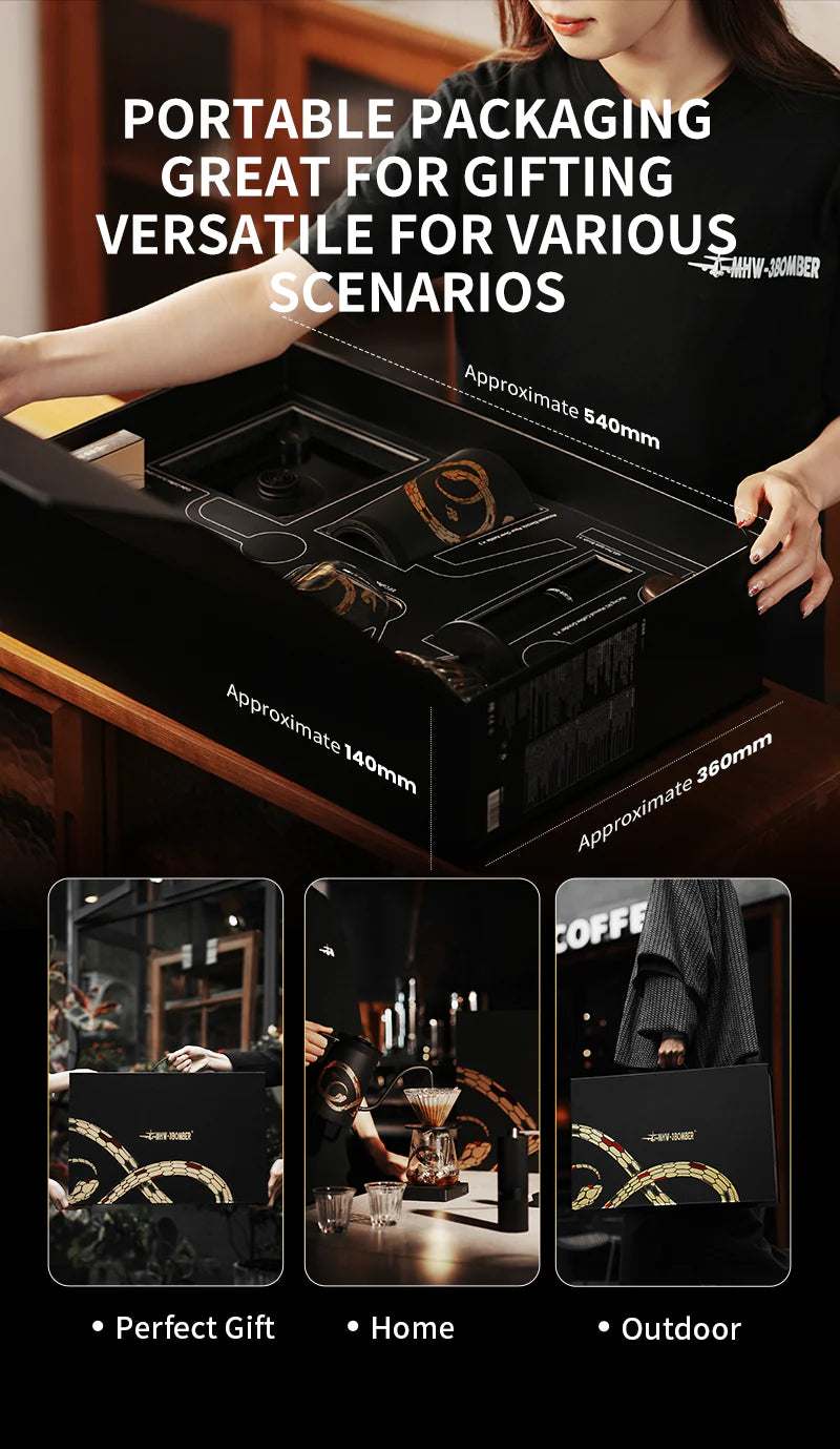 MHW-3BOMBER SERPENT COLLECTION POUR OVER COFFEE GIFT BOX