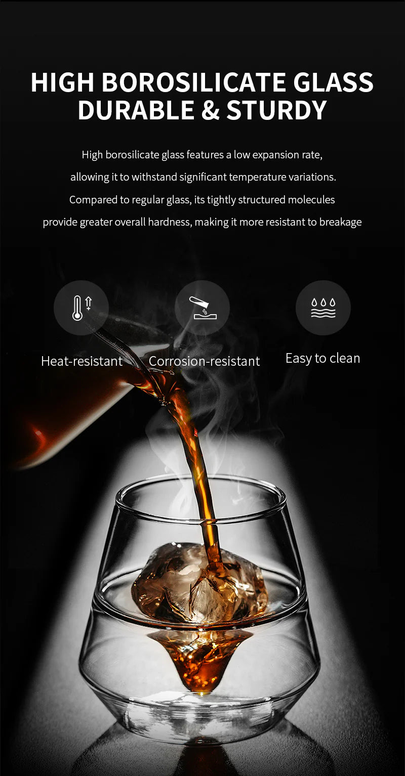 MHW-3BOMBER DW SERIES GLASS CUP TRANSPARENT