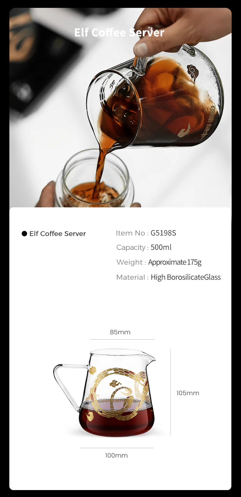 MHW-3BOMBER SERPENT COLLECTION POUR OVER COFFEE GIFT BOX