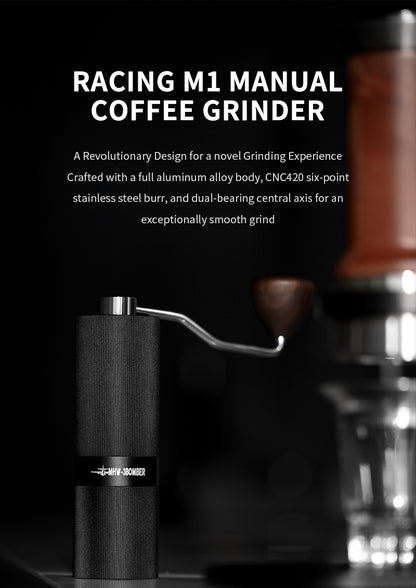 MHW3-Bomber Racing M1-Manual Coffee Grinder - Black