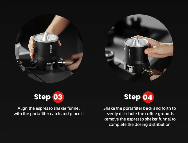 MHW-3BOMBER SE PRO - ESPRESSO SHAKER FUNNEL - UNIVERSAL 58mm