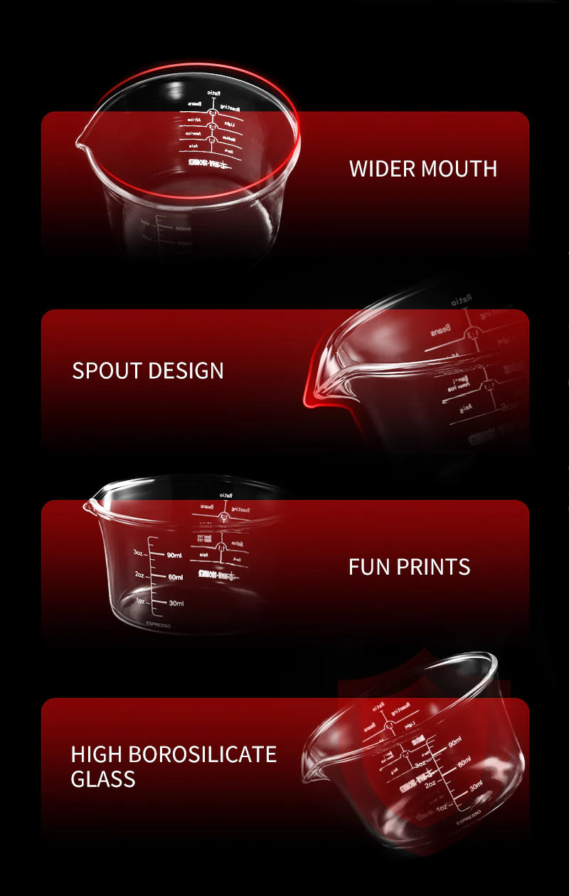 MHW-3BOMBER GLASS MEASURING CUP TRANSPARENT 120ML