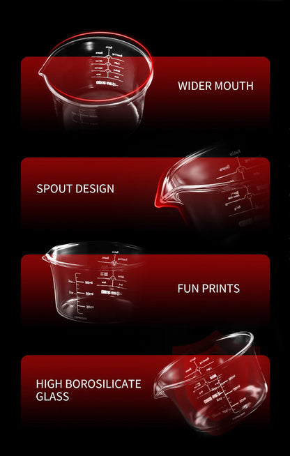 MHW-3BOMBER GLASS MEASURING CUP TRANSPARENT 120ML