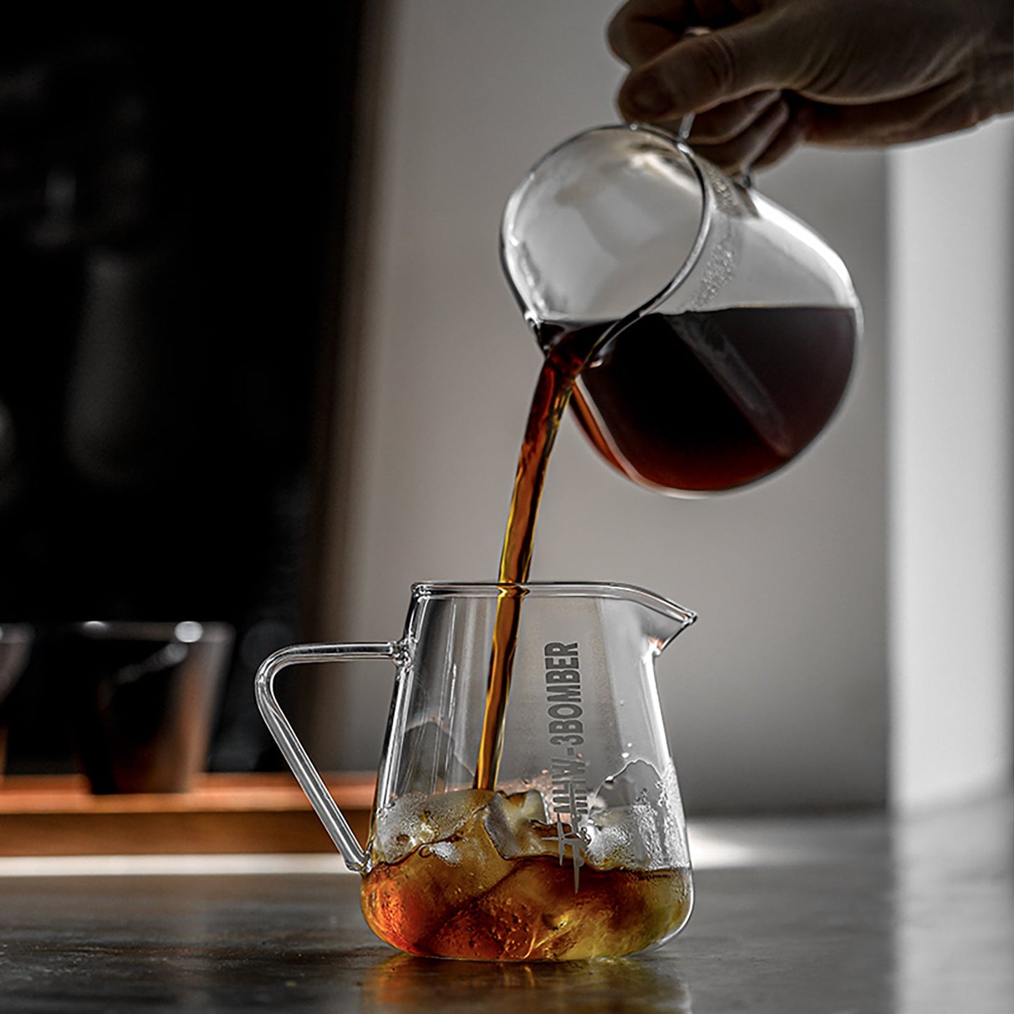 MHW-3BOMBER ELF COFFEE SERVER - TRANSPARENT