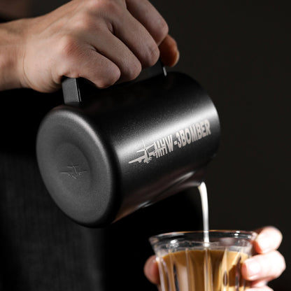 MHW-3BOMBER MILK FROTHING PITCHER 3.0 MATTE BLACK