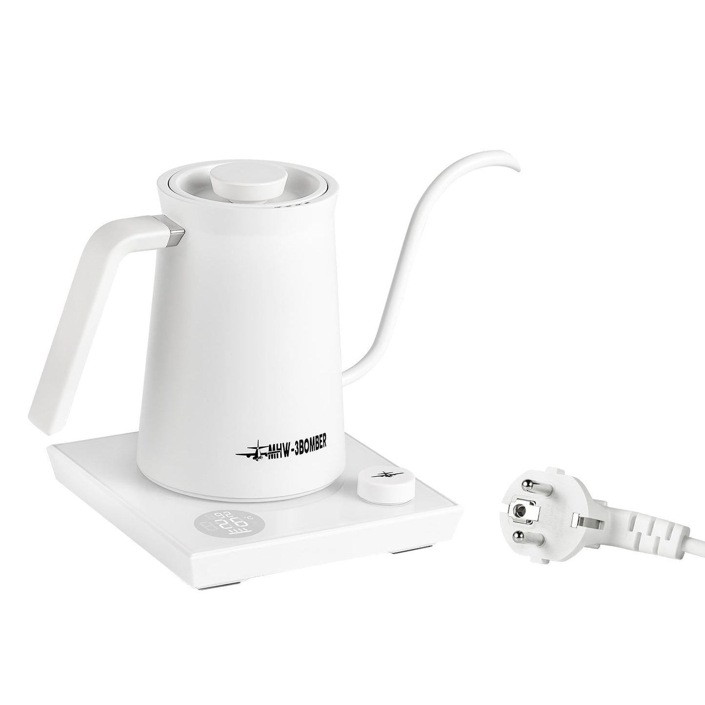 MHW-3BOMBER ASSASSIN GOOSENECK ELECTRIC KETTLE - BLACK