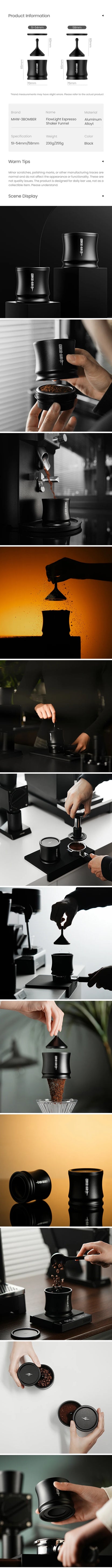 MHW-3BOMBER SHAKER FUNNEL